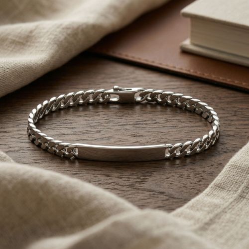 Bracelet Mixte Gourmette ARGENT 925/1000 Argenté Maille Gourmette EDO70200518