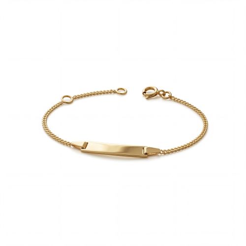 Bracelet Bébé Gourmette EDORA OR 750/1000 Jaune Chaîne Gourmette EDOG40BBR-14