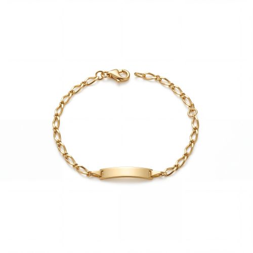 Bracelet Bébé Gourmette Cheval EDORA OR 375/1000 Jaune EDON0252