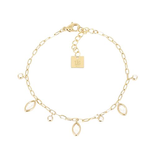 Bracelet femme ZAG Bijoux Azelie doré SBS26567-01WHT