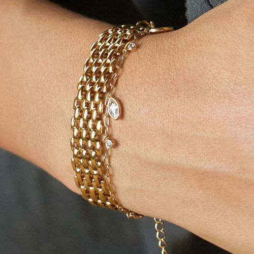 Bracelet femme ZAG Bijoux Azelie doré SBS26567-01WHT