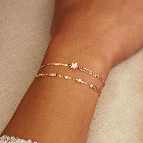 Bracelet femme ZAG Bijoux Alaris doré SBS24320-01WHT