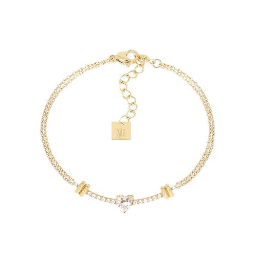Bracelet femme ZAG Bijoux Salin doré SBS27602-01WHT