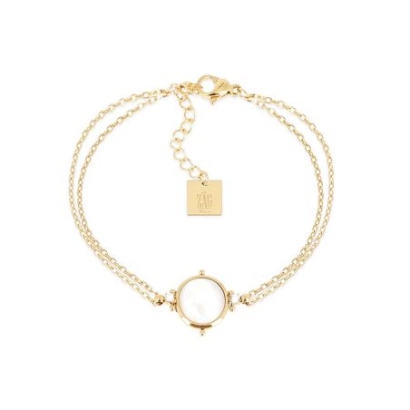 Bracelet femme zag bijoux nima doré sbs26738-01sel – bracelets acier