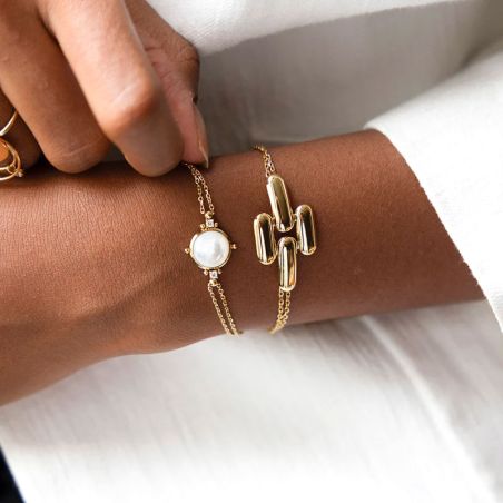 Bracelet femme ZAG Bijoux Nima doré SBS26738-01SEL