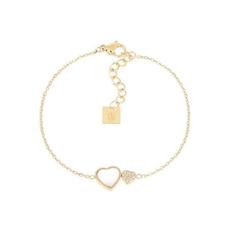 Bracelet femme zag bijoux naïma doré sbs26492-01sel – bracelets acier