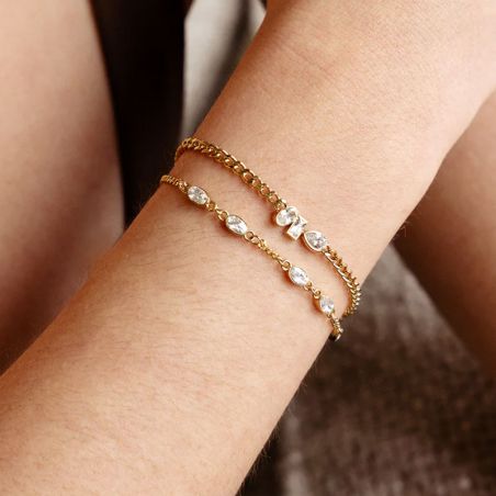 Bracelet femme ZAG Bijoux Marsala doré SBS27718-01WHT