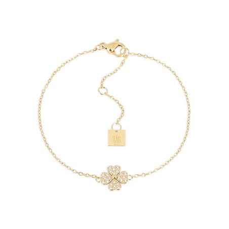 Bracelet femme zag bijoux kikai doré sbs26996-01wht – bracelets acier