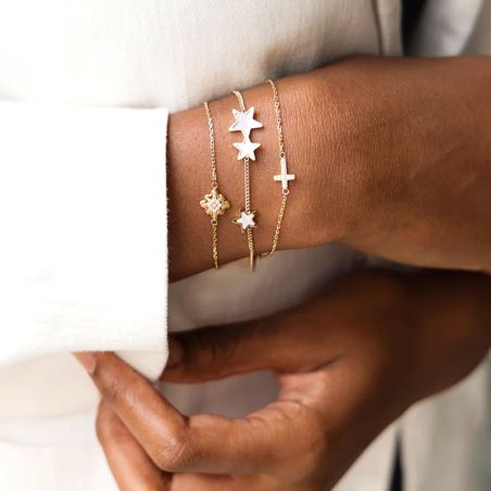 Bracelet femme ZAG Bijoux Acilia doré SBS26992-01WHT