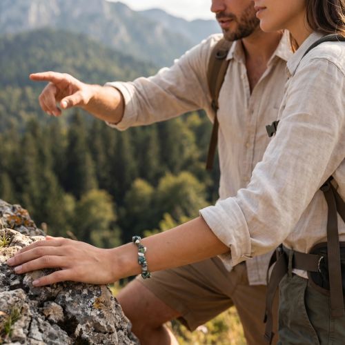 Bracelet Baroque EDORA Collection TERRA NATA Bhūna Agate Indienne EDO3701459018413