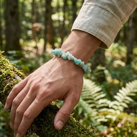 Bracelet Baroque EDORA Collection TERRA NATA Omaï Amazonite Pérou EDO3701459018468