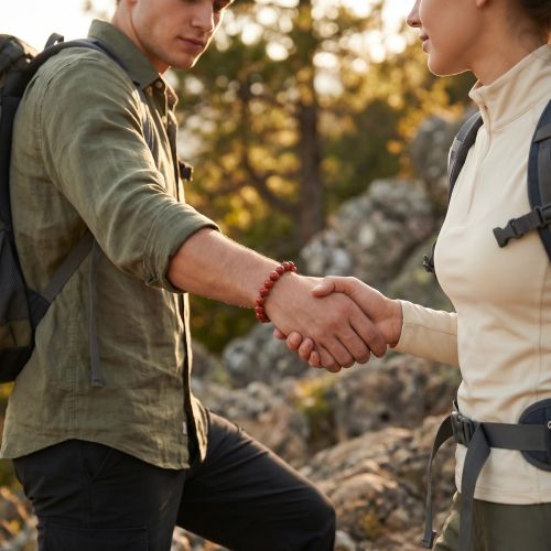 Bracelet Boule TERRA NATA TALMA Jaspe RougeEDO3701459011308