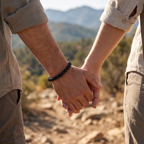 Bracelet Boule TERRA NATA KALENA Pierre De LaveEDO3701459011681