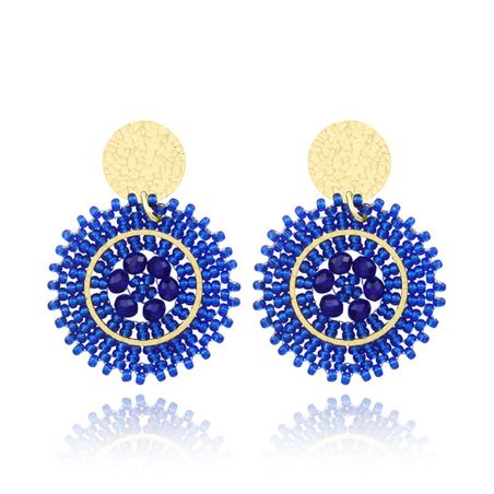 Boucles d'oreilles femme pendantes sàntibé baby espagnola bleu baby esp-bleu-bo – boucles d'oreilles bohème chic
