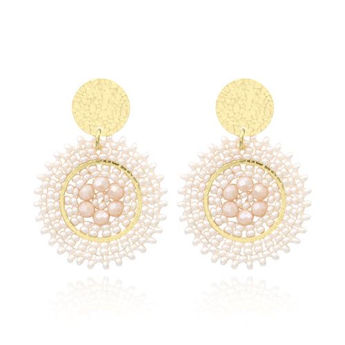 Boucles d'oreilles femme pendantes SÀNTIBÉ Baby Espagnola Sable BABY ESP-SABL-BO