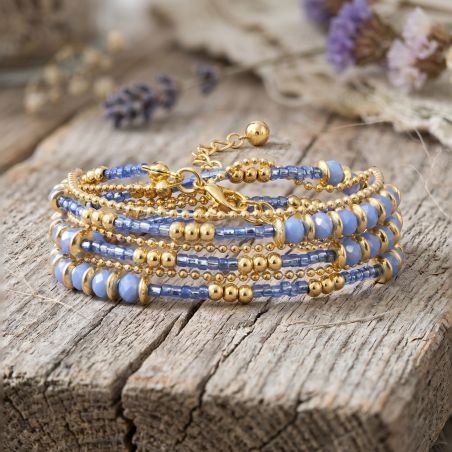 Bracelet femme sàntibé divine 3 tours disque celeste div3 dis-cele-bra – bracelets laiton