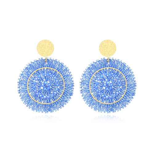 Boucles d'oreilles femme pendantes d'oreilles Espagnola SÀNTIBÉ céleste ESPAGNOL-CELE-BO