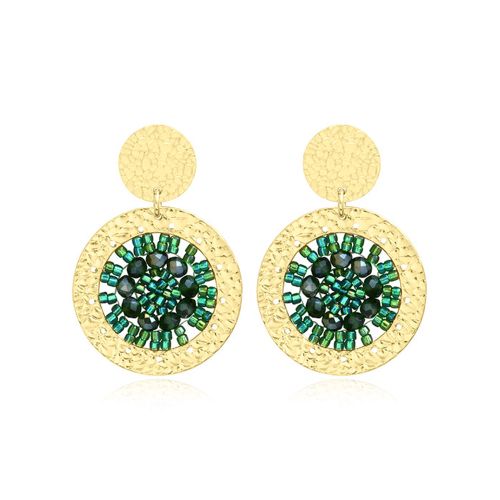 Boucles d'oreilles femme pendantes SÀNTIBÉ Mini Patagona vert oasis MINI PAT-OASI-BO