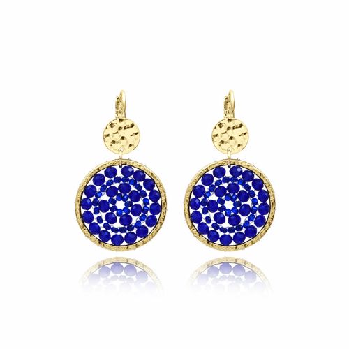 Boucles d'oreilles femme pendantes SÀNTIVÉ Paradis bleu PARADIS-BLEU-BO