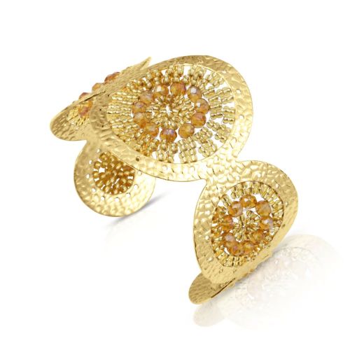 bracelet femme Manchette SÀNTIBÉ Ushuaia Doré USHUAIA-DORE-MAN