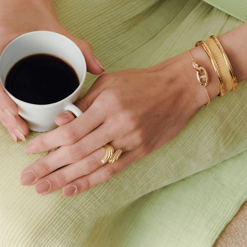 Bracelet femme LES GEORGETTES Expresso argentée 1844-500-0TU