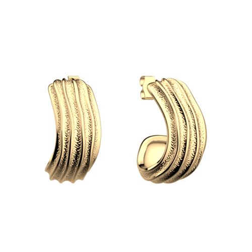 Boucles d'oreilles femme créoles LES GEORGETTES Rive Droite 1837-500-0TU