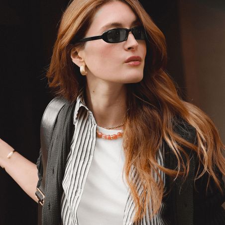 Collier femme LES GEORGETTES Olivia doré 1883-507-0TU