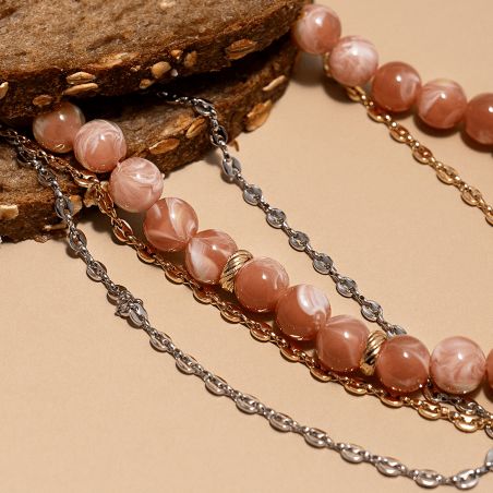 Collier femme les georgettes olivia doré 1883-507-0tu – colliers tendances