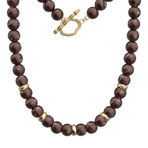 Collier femme LES GEORGETTES Olivia doré 1883-503-0TU