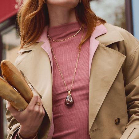 Collier femme LES GEORGETTES Montmartre doré 1882-516-0TU