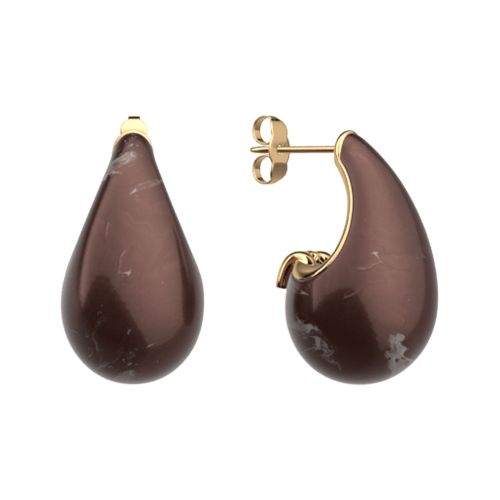 Boucles d'oreilles femme Pendantes LES GEORGETTES Montmartre doré 1881-516-0TU