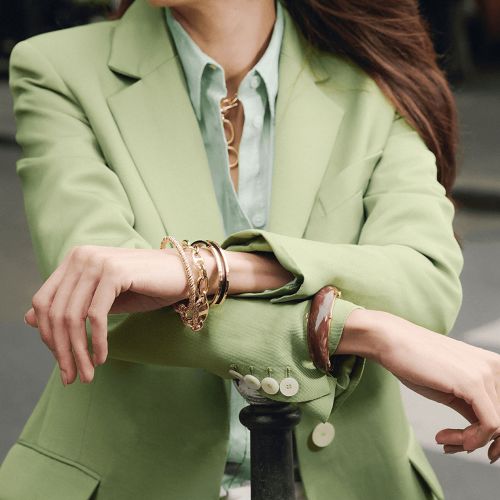 Bracelet femme Manchette LES GEORGETTES Montmartredoré 1880-116-00M