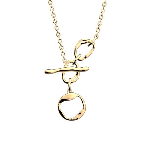 Collier femme LES GEORGETTES Café Crème dorée 1850-500-0TU