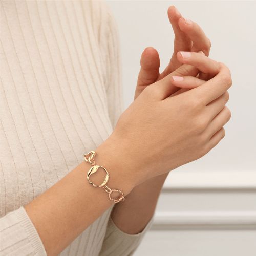 Bracelet femme LES GEORGETTES Café Crème dorée 1848-500-0TU