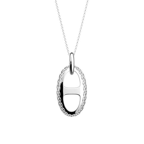 Collier femme sautoir LES GEORGETTES Expresso argentée 1847-200-0TU