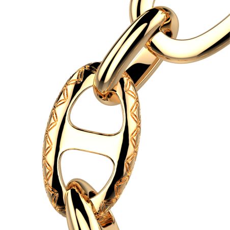 Bracelet femme les georgettes expresso dorée 1845-500-0tu – bracelets tendances