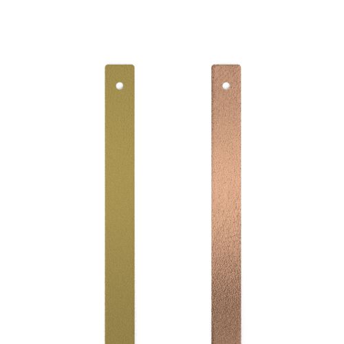 Cuir LES GEORGETTES Manchettes, Pistache / Mochaccino