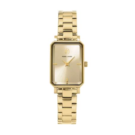 Montre femme pierre lannier ariane doré cadran doré bracelet acier doré 12 mm 007j542 – montres dorées