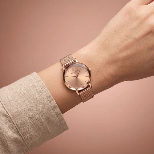 Montre Femme Multiples PIERRE LANNIER Acier Doré Rose