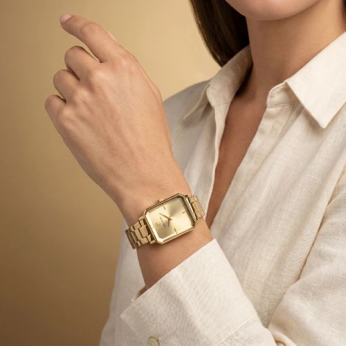 Montre Femme PIERRE LANNIER ARIANE Doré Cadran Doré Bracelet Acier Doré 12 MM 007J542