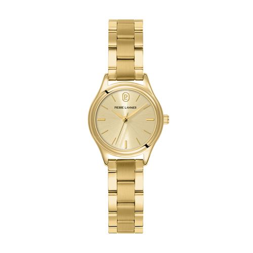 Montre Femme PIERRE LANNIER PYA Doré Cadran Doré Bracelet Acier Doré 12 M 022H542