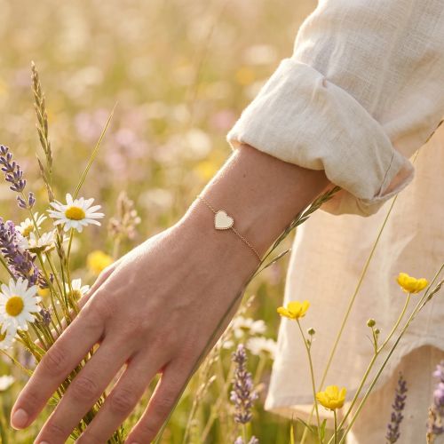 Bracelet Femme Coeur EDORA Echo plaqué or EDO92173718