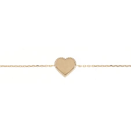 Bracelet femme coeur edora echo plaqué or edo92173718 – bracelets personnalisables