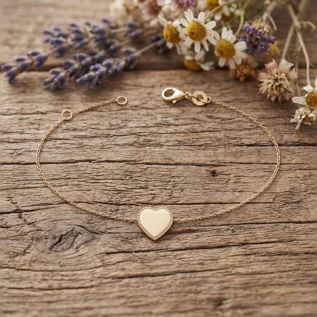 Bracelet femme coeur edora echo plaqué or edo92173718 – bracelets personnalisables