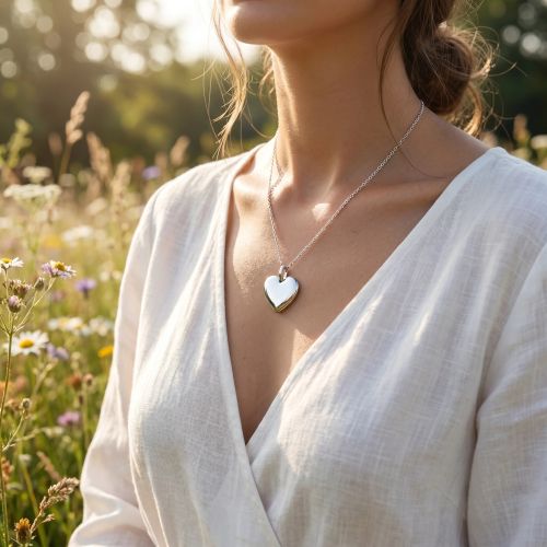 Pendentif Femme coeur EDORA Echo Argent EDO7481638