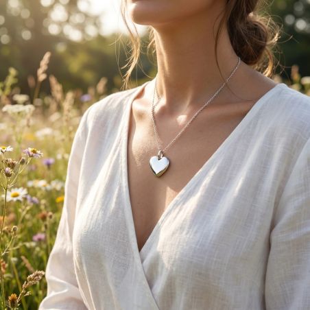 Pendentif Femme coeur EDORA Echo Argent EDO7481638
