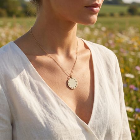 Pendentif femme EDORA Echo plaqué or EDO2783400