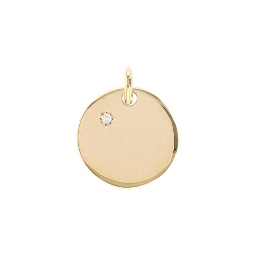 Pendentif femme EDORA Echo plaqué or et oxyde EDO2782710
