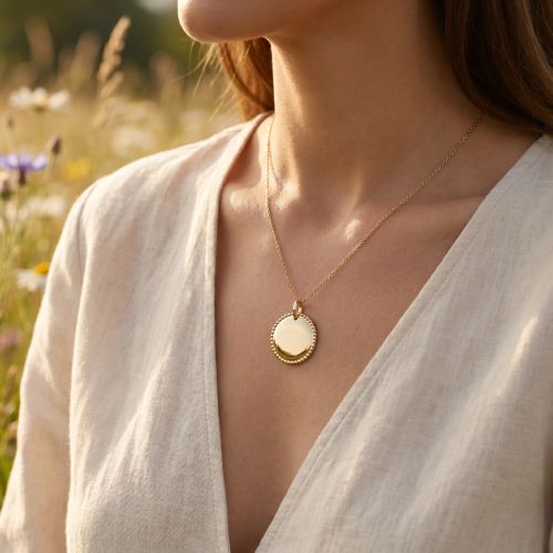 Pendentif femme EDORA Echo plaqué or EDO2766100