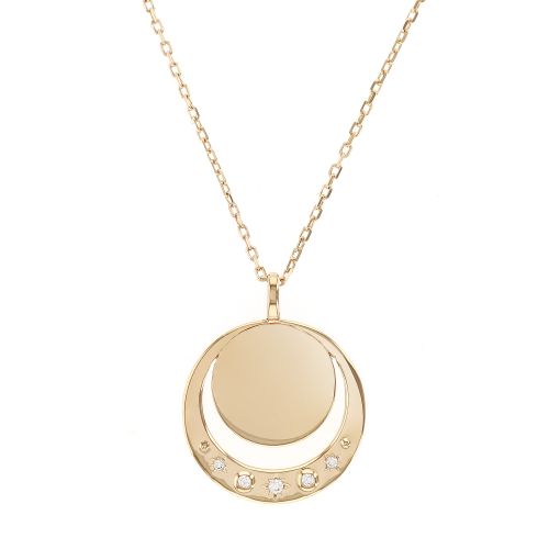 collier femme EDORA Echo plaqué or EDO974249